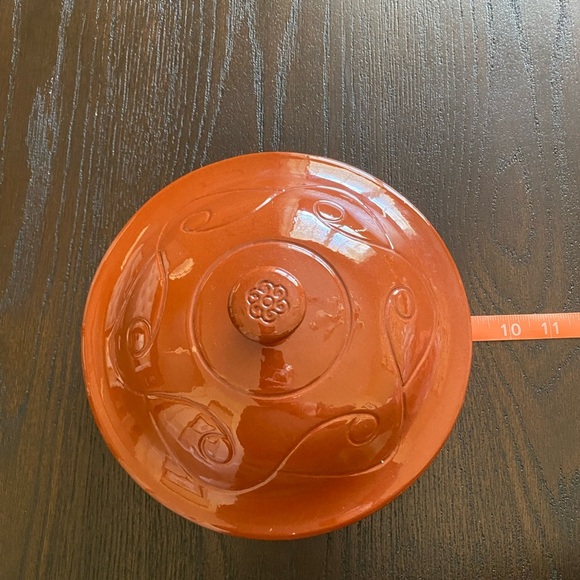 Wieland Ware Terracotta Orange Ceramic Lid - BRAND NEW - Picture 3 of 6